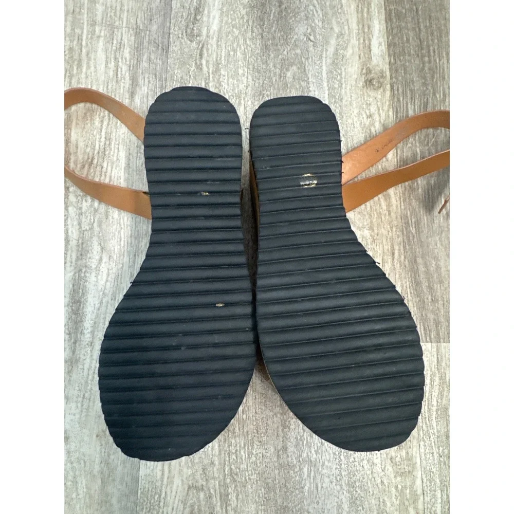 Alias Mae Oasis Sandwich Platform Sandal in Light Tan Leather. Women's‎ Size 36